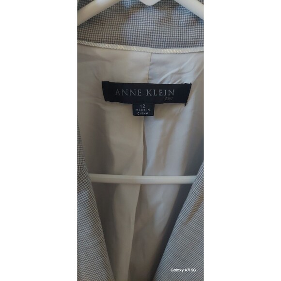 Anne Klein blazer jacket womens size 12  Lined wool.true color in 3rd pic - Picture 3 of 10